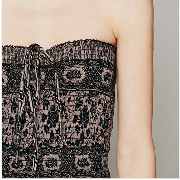 Free People Chic Smocked Wide Leg Halter Jumpsuit - Picture 5 of 16